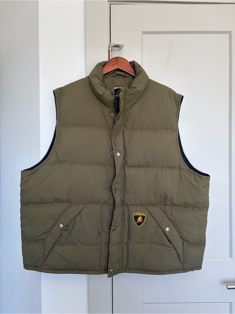 CARHARTT PUFFER PATCHED VEST ARMY GREEN MEN’S 2XL